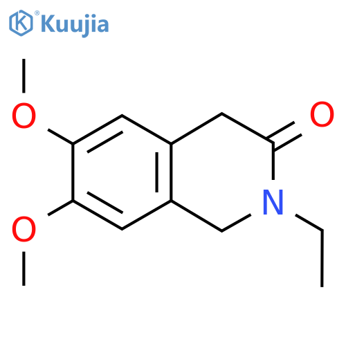 3(2H)-Isoquinolinone, 2-ethyl-1,4-dihydro-6,7-dimethoxy- structure