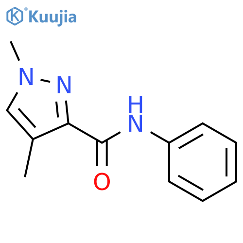 1H-Pyrazole-3-carboxamide, 1,4-dimethyl-N-phenyl- structure