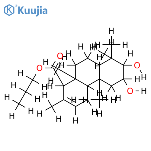 2,3-Dihydroxypropyl ester-14alphaH-12-Isocopalen-15-oic acid structure