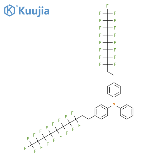 BIS[4-(1H,1H,2H,2H-PERFLUORODECYL)PHENYL]PHENYLPHOSPHINE structure