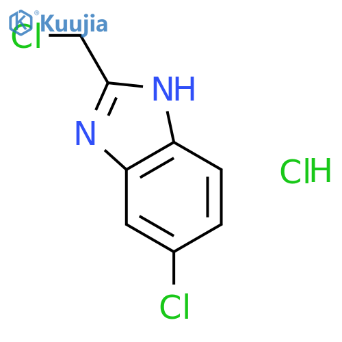 5-Chloro-2-(chloromethyl)-1H-benzo[d]imidazole hydrochloride structure