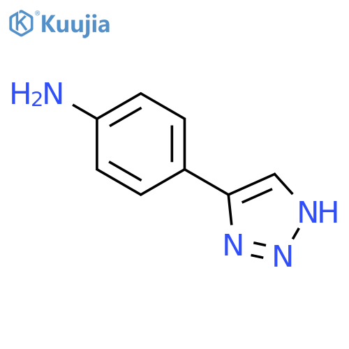 4-(1H-triazol-5-yl)aniline structure
