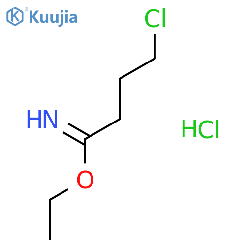 ethyl 4-chlorobutanecarboximidate hydrochloride structure