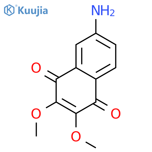1,4-Naphthalenedione, 6-amino-2,3-dimethoxy- structure
