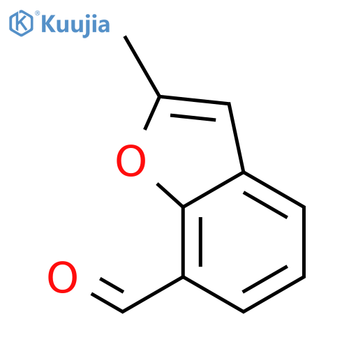 2-methyl-1-benzofuran-7-carbaldehyde structure