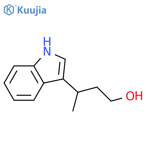 3-(1H-indol-3-yl)butan-1-ol structure