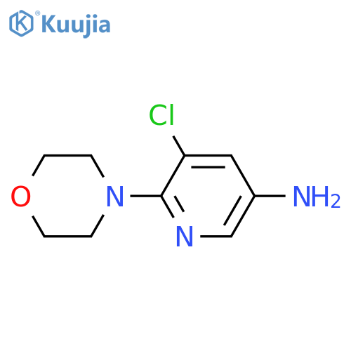 5-chloro-6-(morpholin-4-yl)pyridin-3-amine structure