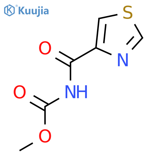 Carbamic acid, (4-thiazolylcarbonyl)-, methyl ester structure
