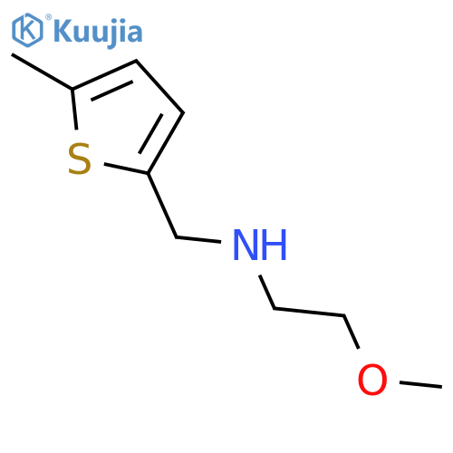 (2-methoxyethyl)(5-methylthiophen-2-yl)methylamine structure