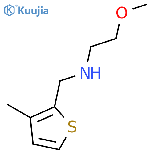 2-Methoxy-N-((3-methylthiophen-2-yl)methyl)ethanamine structure