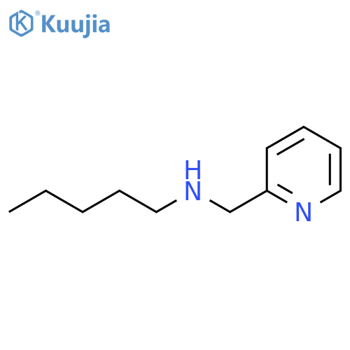 pentyl[(pyridin-2-yl)methyl]amine structure