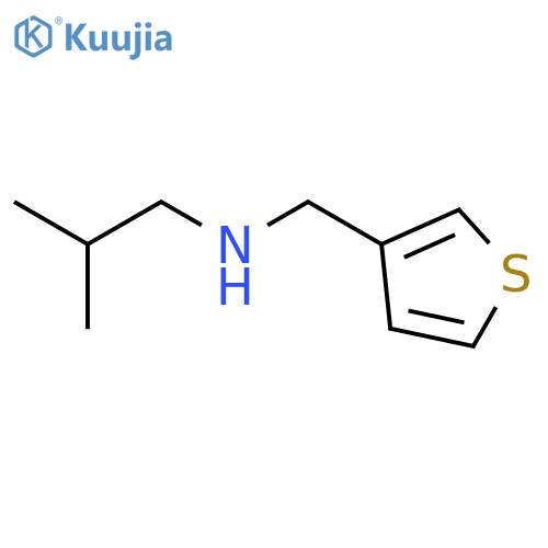 (2-methylpropyl)(thiophen-3-yl)methylamine structure