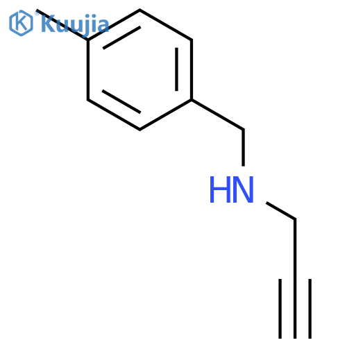 N-(4-Methylbenzyl)prop-2-yn-1-amine structure