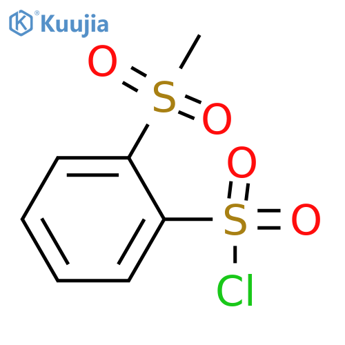 2-(Methylsulfonyl)benzenesulfonyl chloride structure