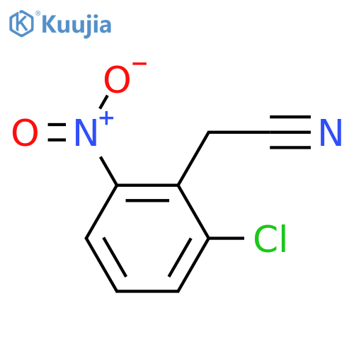 2-(2-chloro-6-nitrophenyl)acetonitrile structure
