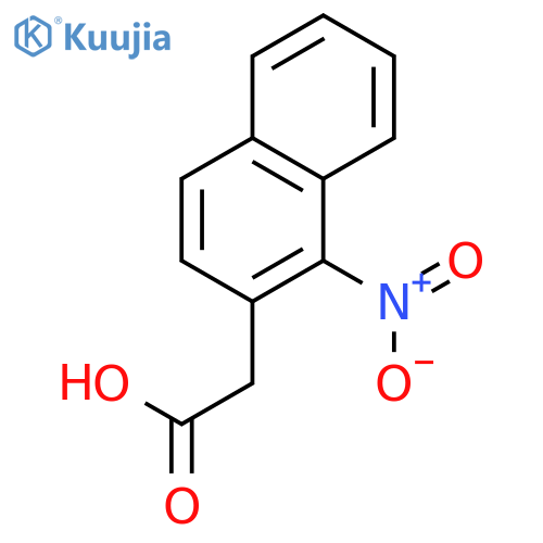 2-NAPHTHALENEACETIC ACID, 1-NITRO- structure