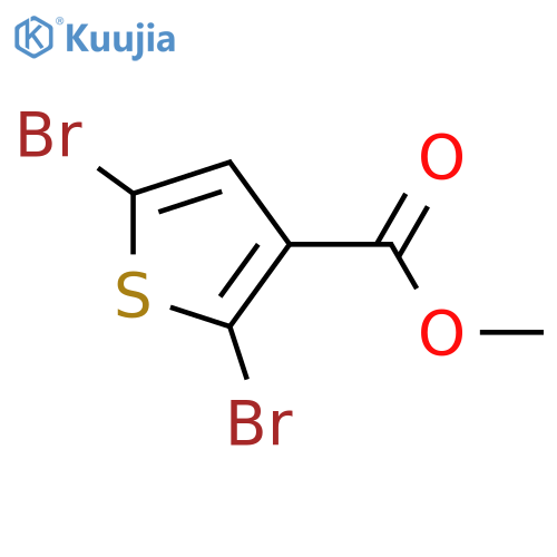 Methyl 2,5-dibromothiophene-3-carboxylate structure