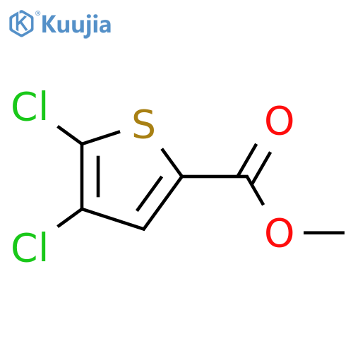 Methyl 4,5-dichlorothiophene-2-carboxylate structure