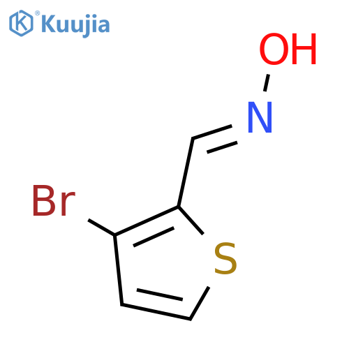 N-(3-bromothiophen-2-yl)methylidenehydroxylamine structure