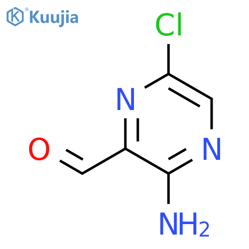 3-Amino-6-chloropyrazine-2-carbaldehyde structure