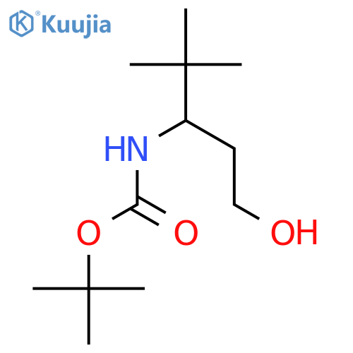 1-(2-Hydroxy-ethyl)-2,2-dimethyl-propyl-carbamic Acid tert-Butyl Ester structure