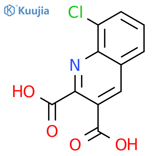 8-chloroquinoline-2,3-dicarboxylic acid structure