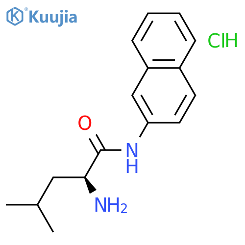N-1-2-Naphthylleucinamide Hydrochloride structure
