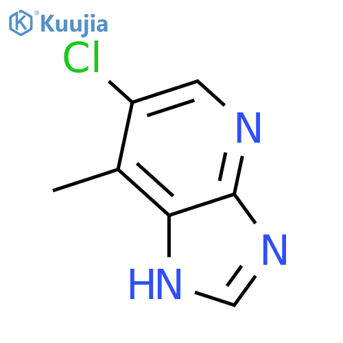 6-Chloro-7-methyl-1H-imidazo4,5-bpyridine structure