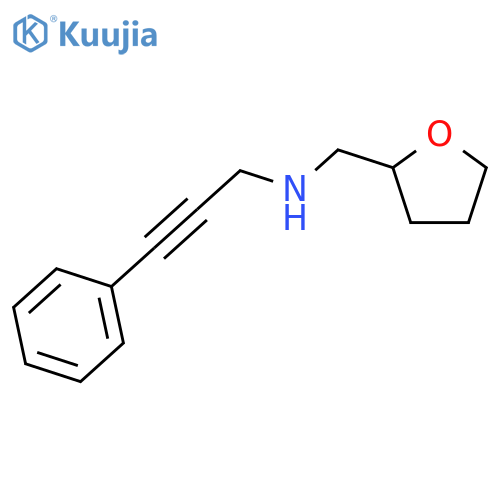 (3-Phenyl-2-propyn-1-yl)(tetrahydro-2-furanylmethyl)amine Hydrochloride structure