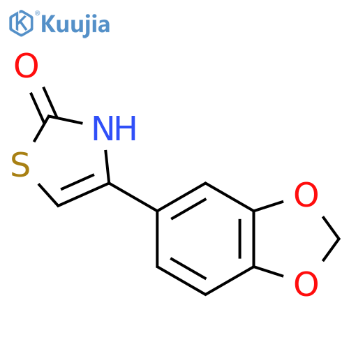 4-(2H-1,3-Benzodioxol-5-yl)-1,3-thiazol-2-ol structure