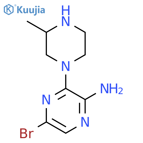 6'-Bromo-3-methyl-3,4,5,6-tetrahydro-2H-1,2'bipyrazinyl-3'-ylamine structure
