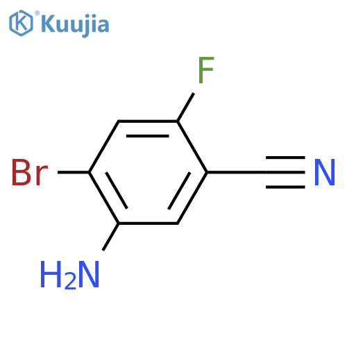 5-Amino-4-bromo-2-fluorobenzonitrile structure