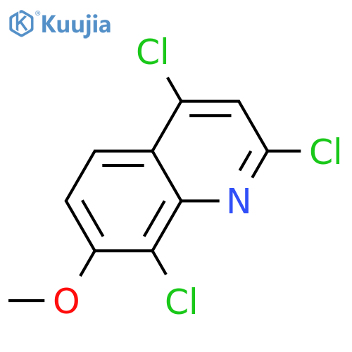 2,4,8-Trichloro-7-methoxyquinoline structure