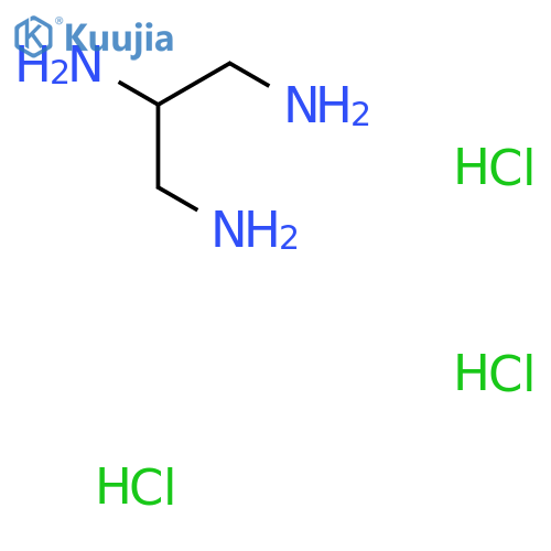 Propane-1,2,3-triamine trihydrochloride structure