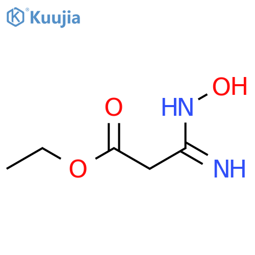 ethyl 3-(hydroxyamino)-3-imino-propanoate structure