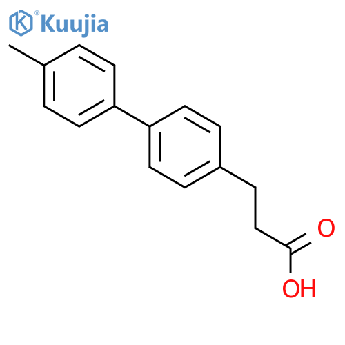 4'-Methyl-biphenyl-4-propanoic acid structure