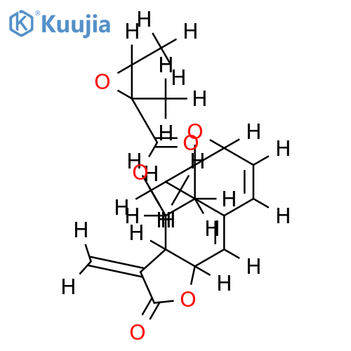 8-Desacyl-15-desoxypunctatin-8-((2R*,3R*)-2-methyl-2,3-epoxybutyrat) structure