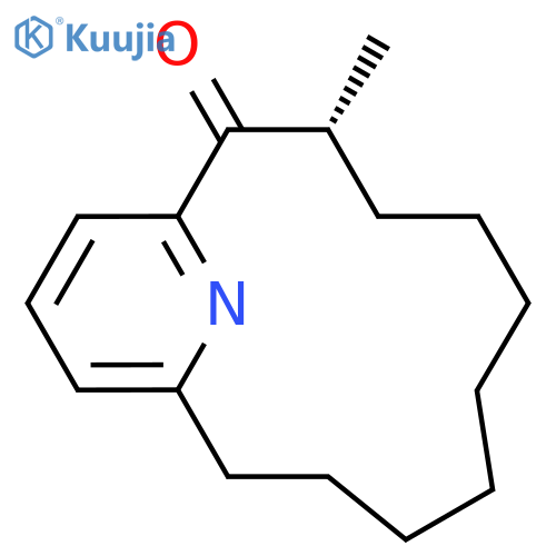 16-Azabicyclo[10.3.1]hexadeca-1(16),12,14-trien-2-one, 3-methyl-, (R)- structure