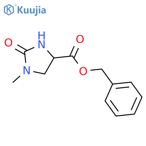 benzyl (4S)-1-methyl-2-oxoimidazolidine-4-carboxylate structure
