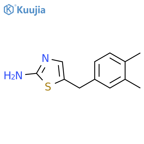 2-Thiazolamine, 5-[(3,4-dimethylphenyl)methyl]- structure
