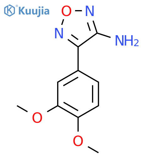 4-(3,4-Dimethoxyphenyl)-1,2,5-oxadiazol-3-amine structure