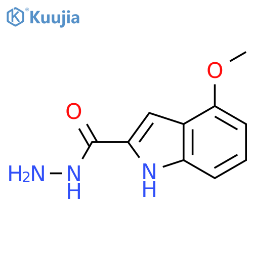 4-methoxy-1H-indole-2-carbohydrazide structure