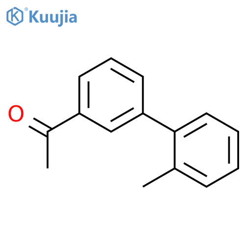 1-3-(2-methylphenyl)phenylethan-1-one structure