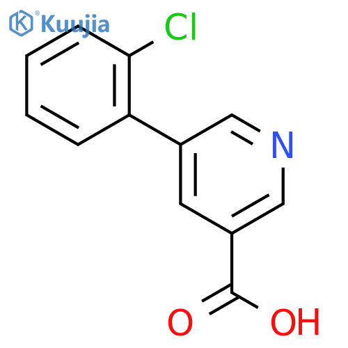 5-(2-Chlorophenyl)nicotinic acid structure