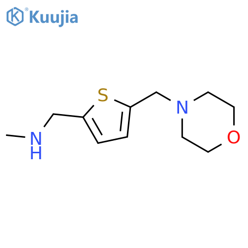 N-Methyl-5-(morpholinomethyl)thien-2-ylmethylamine structure