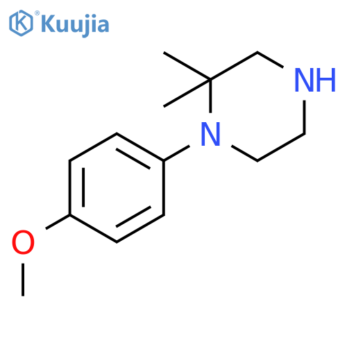 1-(4-Methoxyphenyl)-2,2-dimethylpiperazine structure