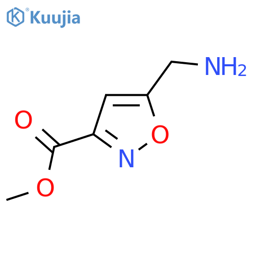 Methyl 5-(aminomethyl)-1,2-oxazole-3-carboxylate structure