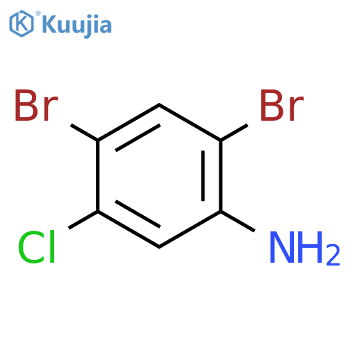 Benzenamine, 2,4-dibromo-5-chloro- structure