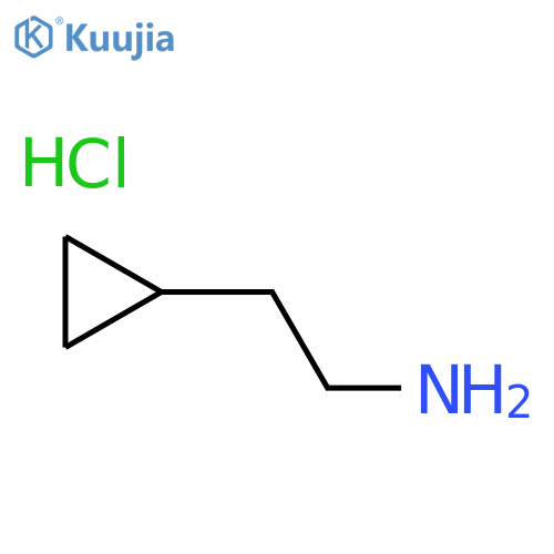 2-cyclopropylethan-1-amine hydrochloride structure
