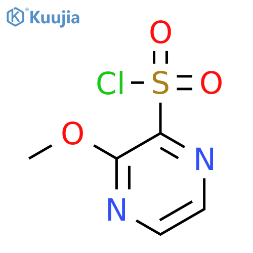 3-methoxypyrazine-2-sulfonyl chloride structure